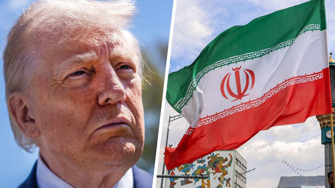 Donald Trump, Iranian flag