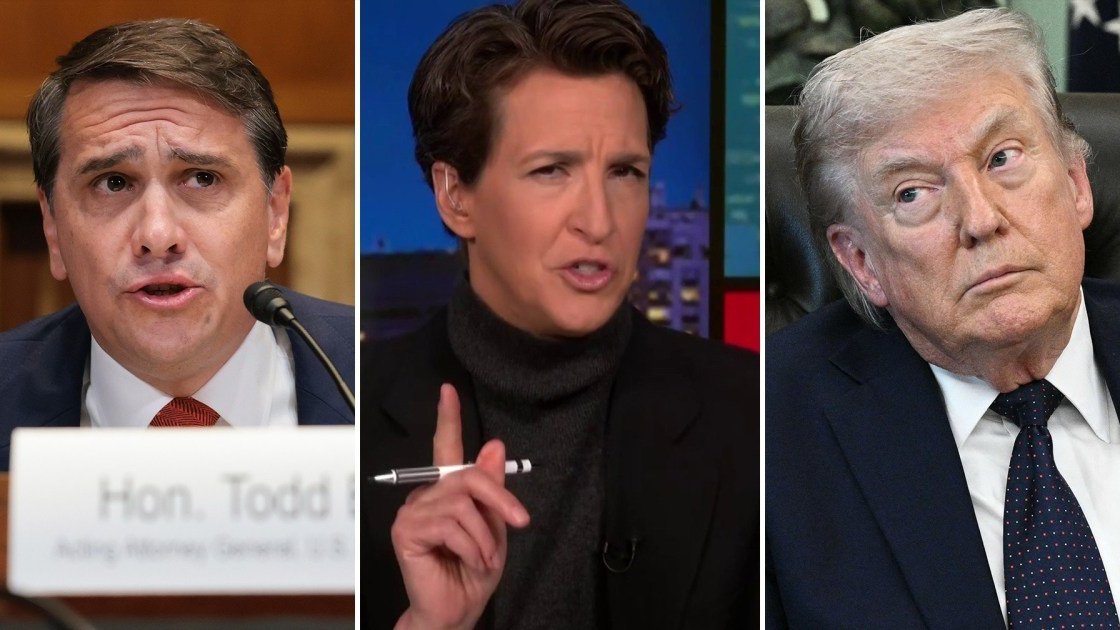 Todd Blanche, Donald Trump, and Rachel Maddow