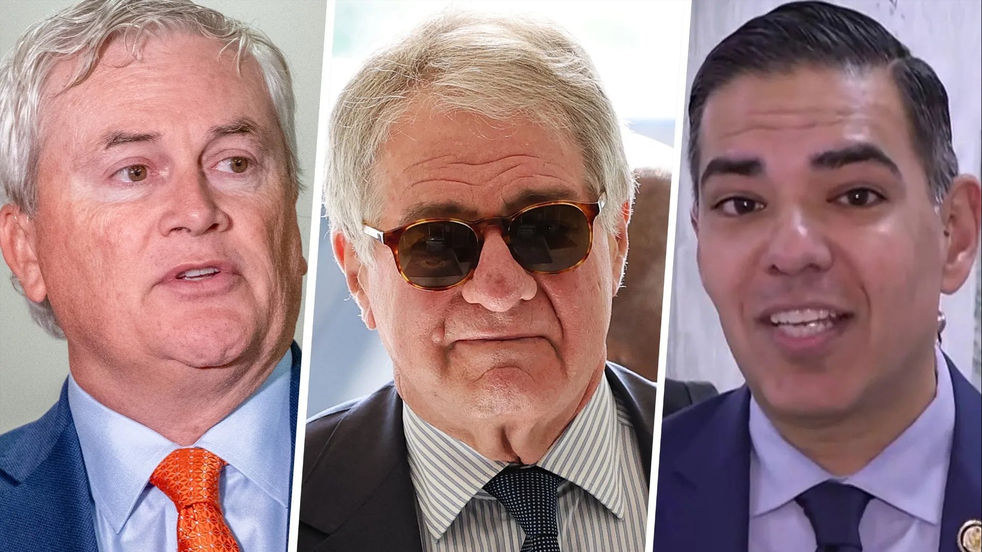 Rep. James Comer,  Leon Black and  Rep. Robert Garcia 