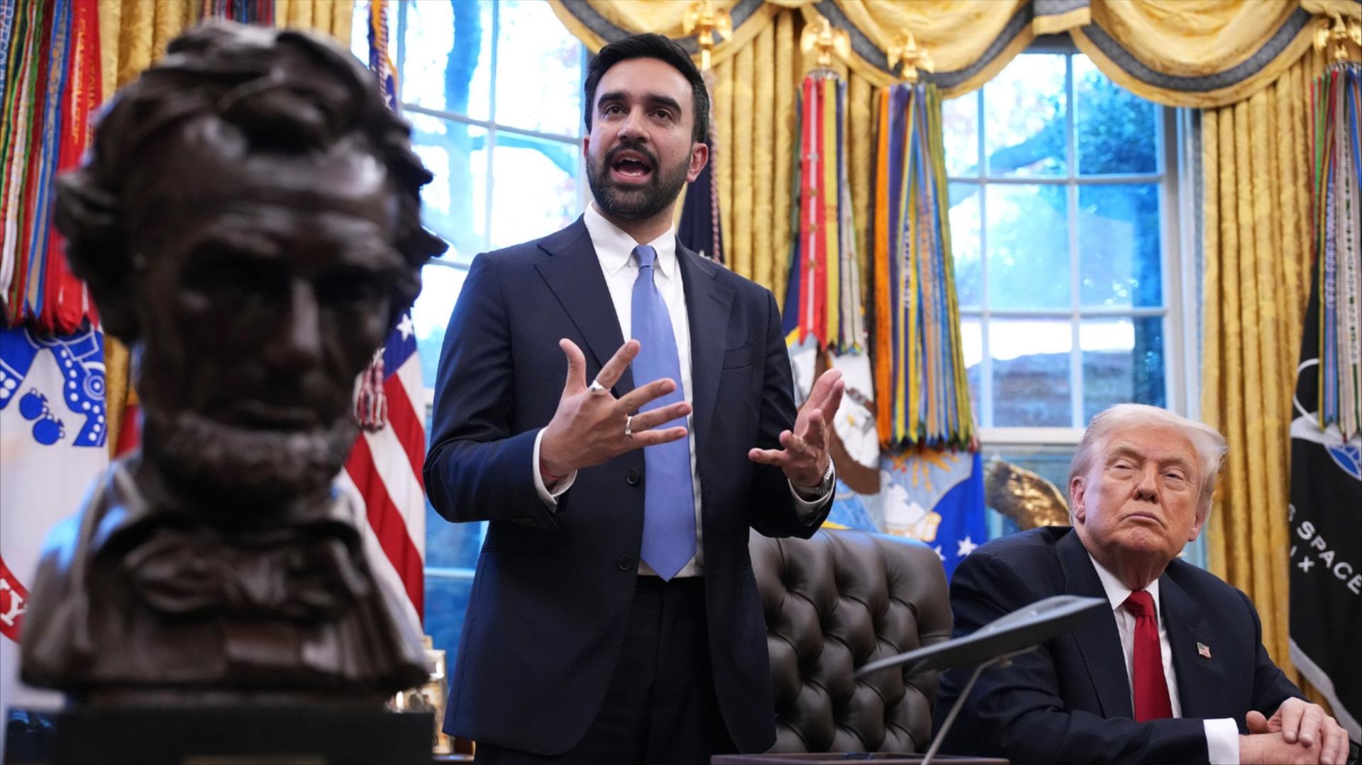 Zohran Mamdani and Donald Trump