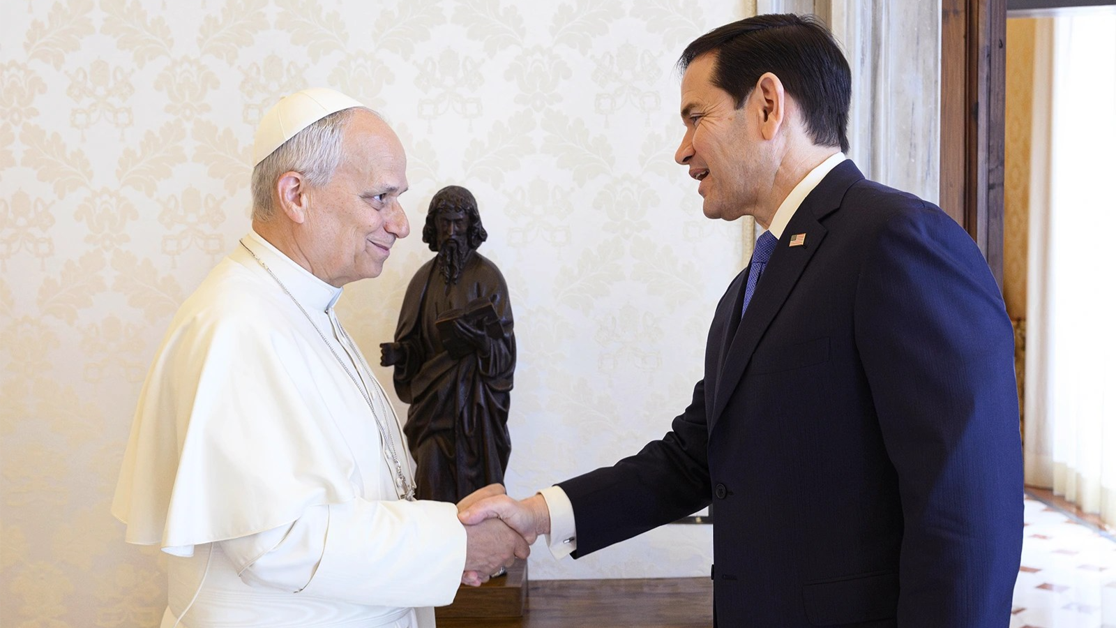 Pope Leo and Marco Rubio
