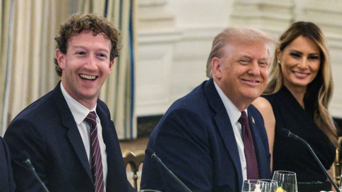 Mark Zuckerbeg, Donald Trump, Melania Trump
