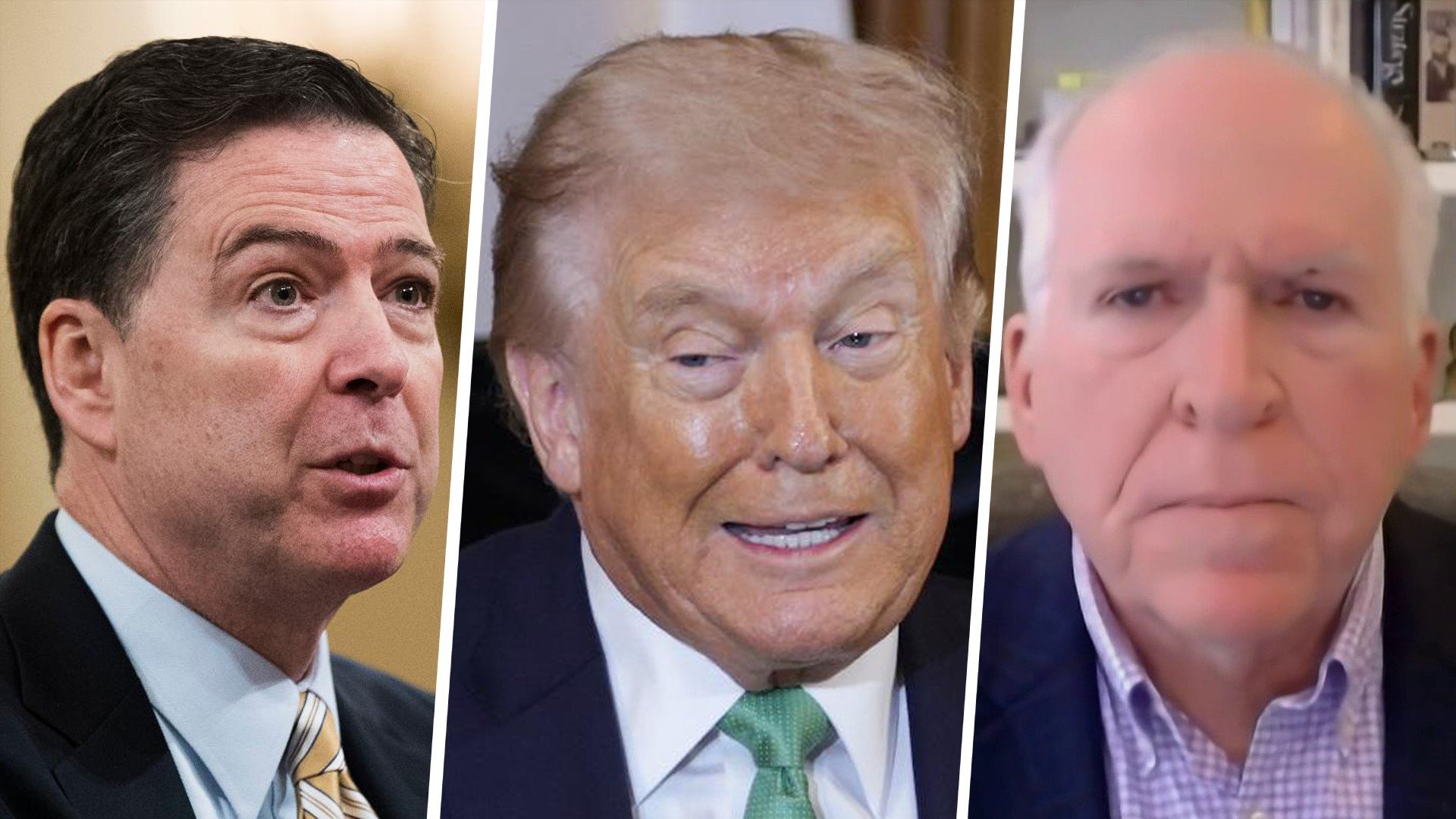  James Comey, Donald Trump and John Brennan