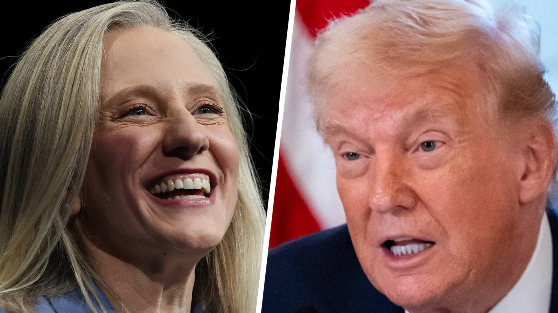 Abigail Spanberger, Donald Trump