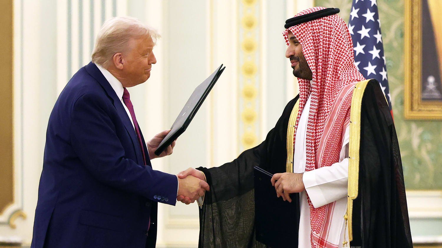 Donald Trump and Mohammed bin Salman