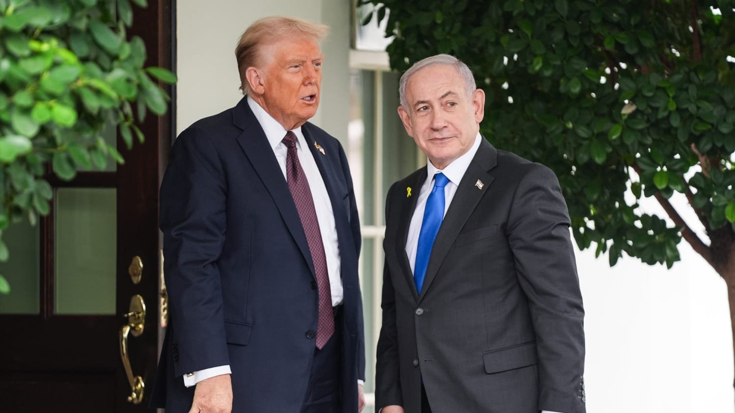 Trump and Netanyahu 