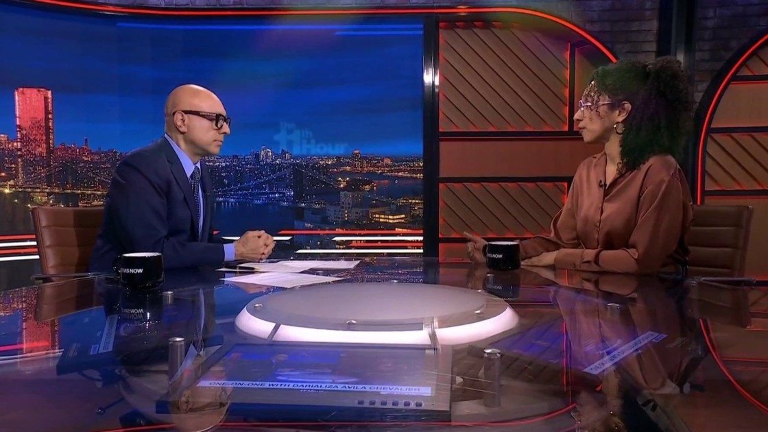 Ali Velshi and Darializa Avila Chevalier