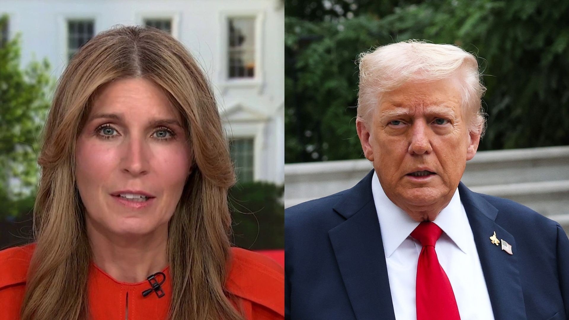 Nicolle Wallace and Donald Trump