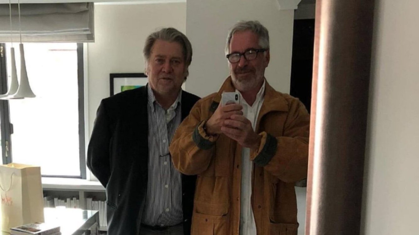 Steve Bannon and Jeffrey Epstein