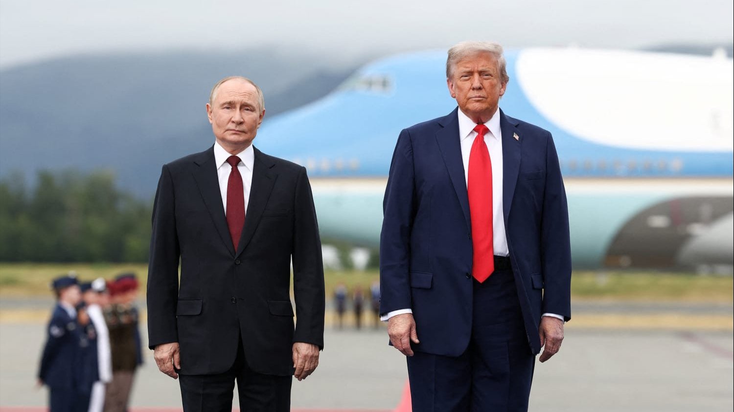 President Trump with Russian President Vladimir Putin