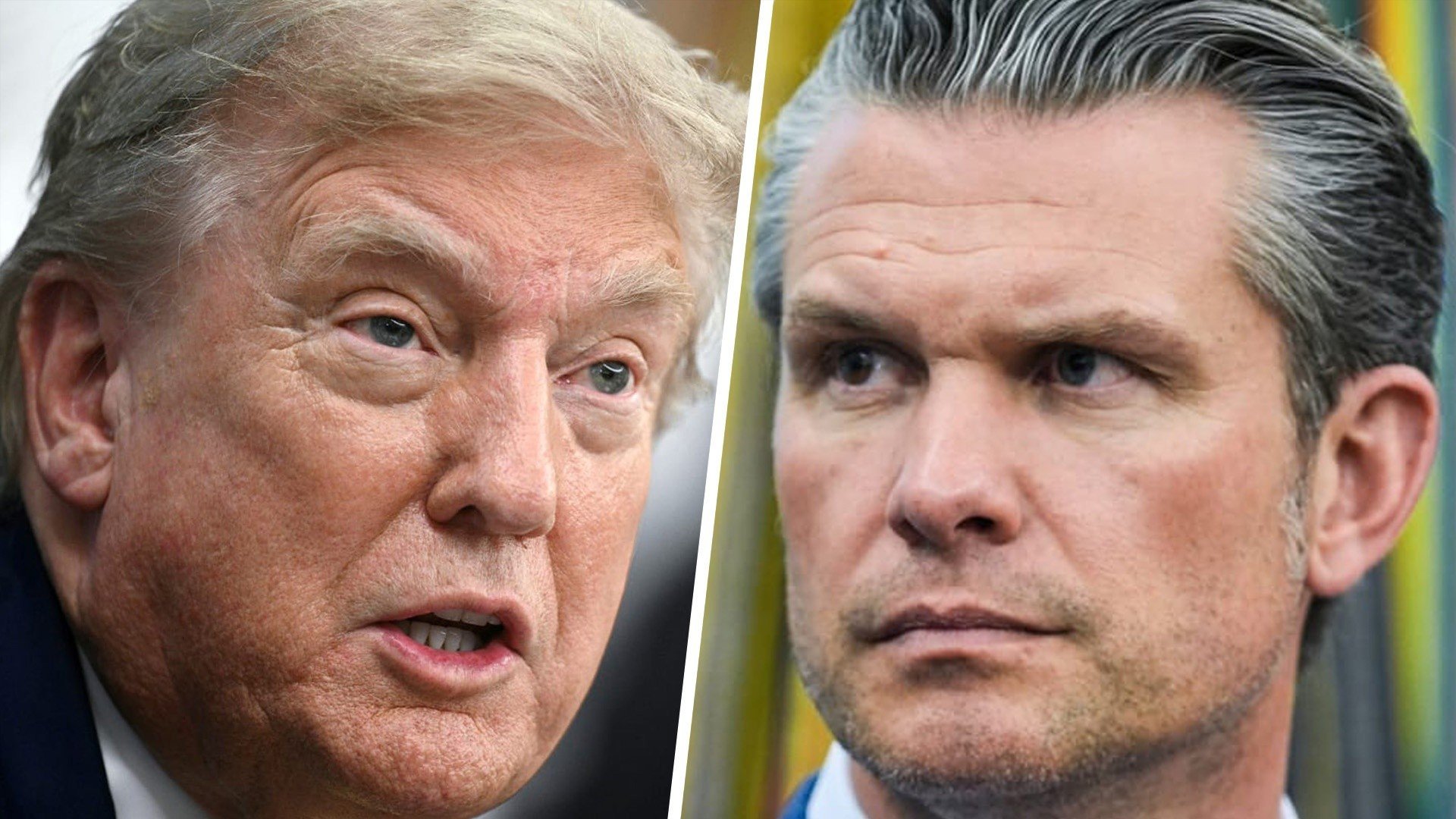 Donald Trump and Pete Hegseth