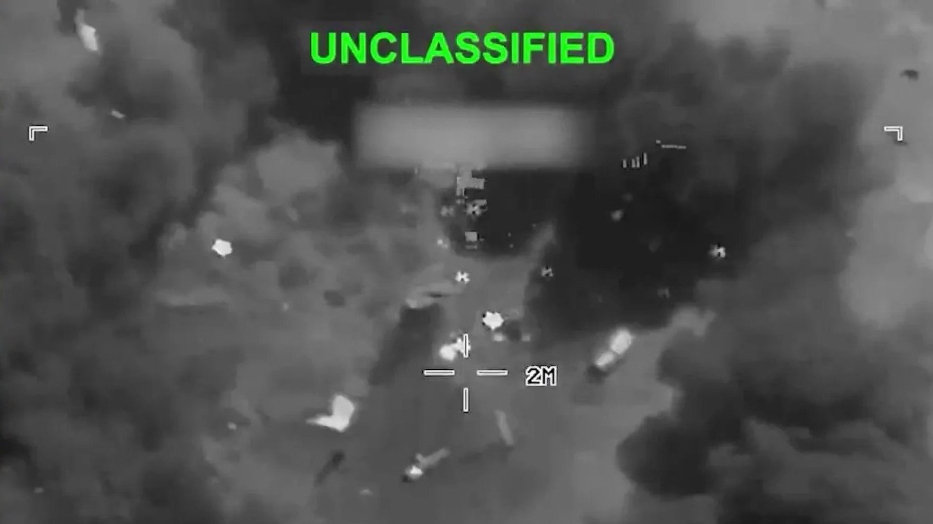 President Donald Trump, explosion footage