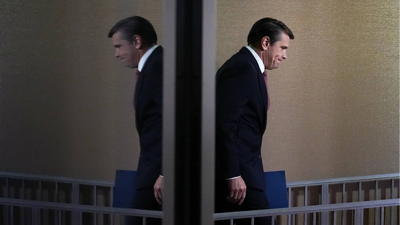 Acting U.S. Attorney General Todd Blanche arrives at the Justice Department in Washington