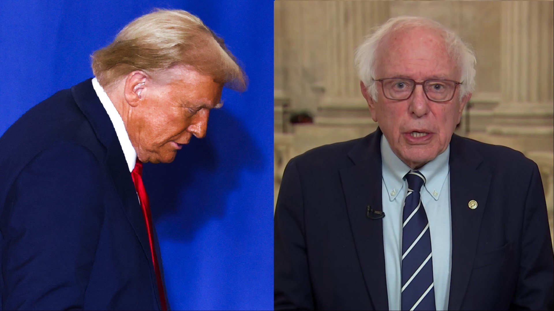 Trump and Bernie 