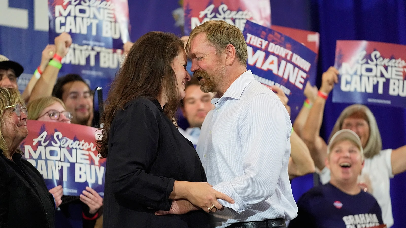 Graham Platner and Amy Gertner