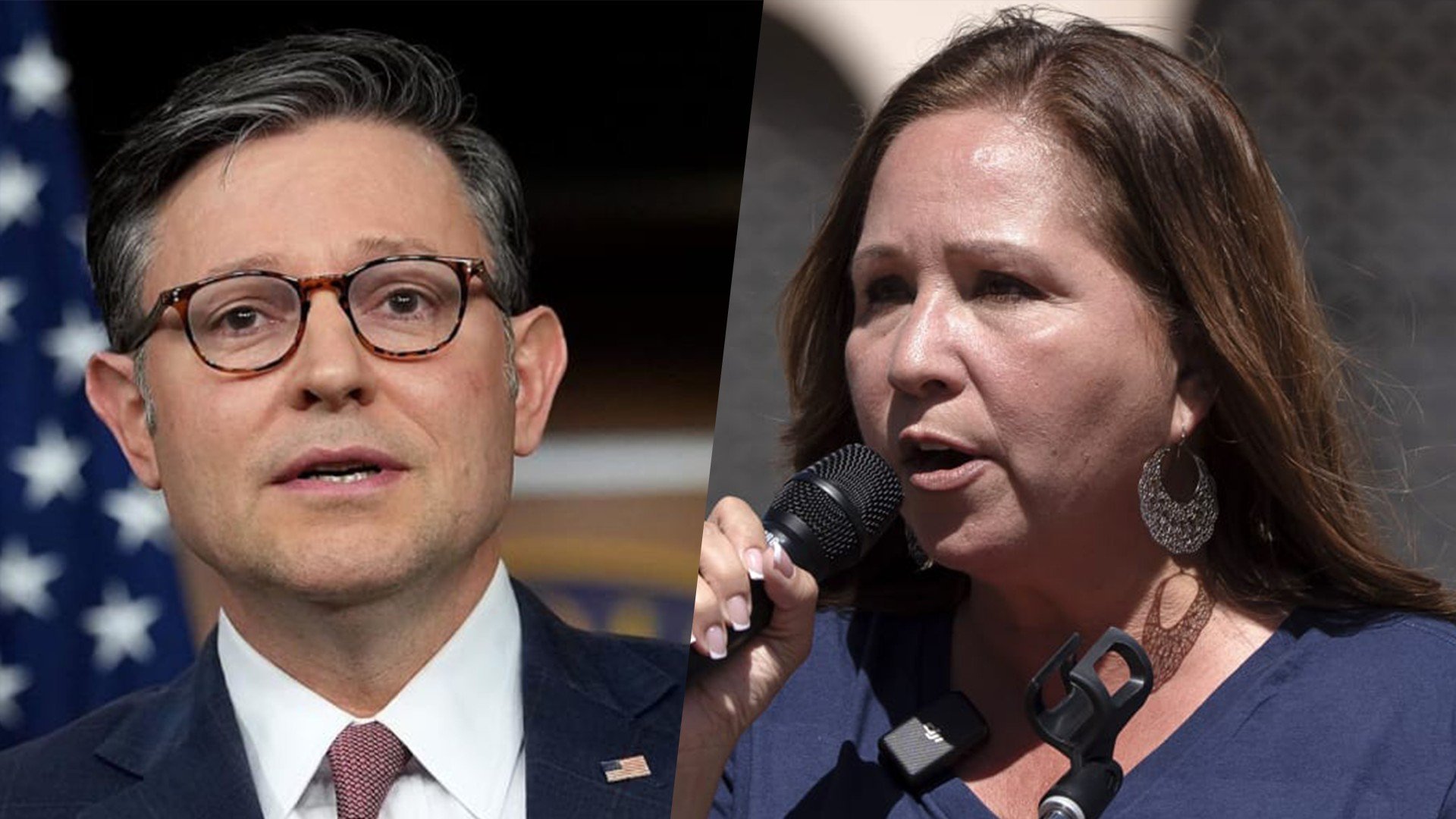 Mike Johnson and  Adelita Grijalva