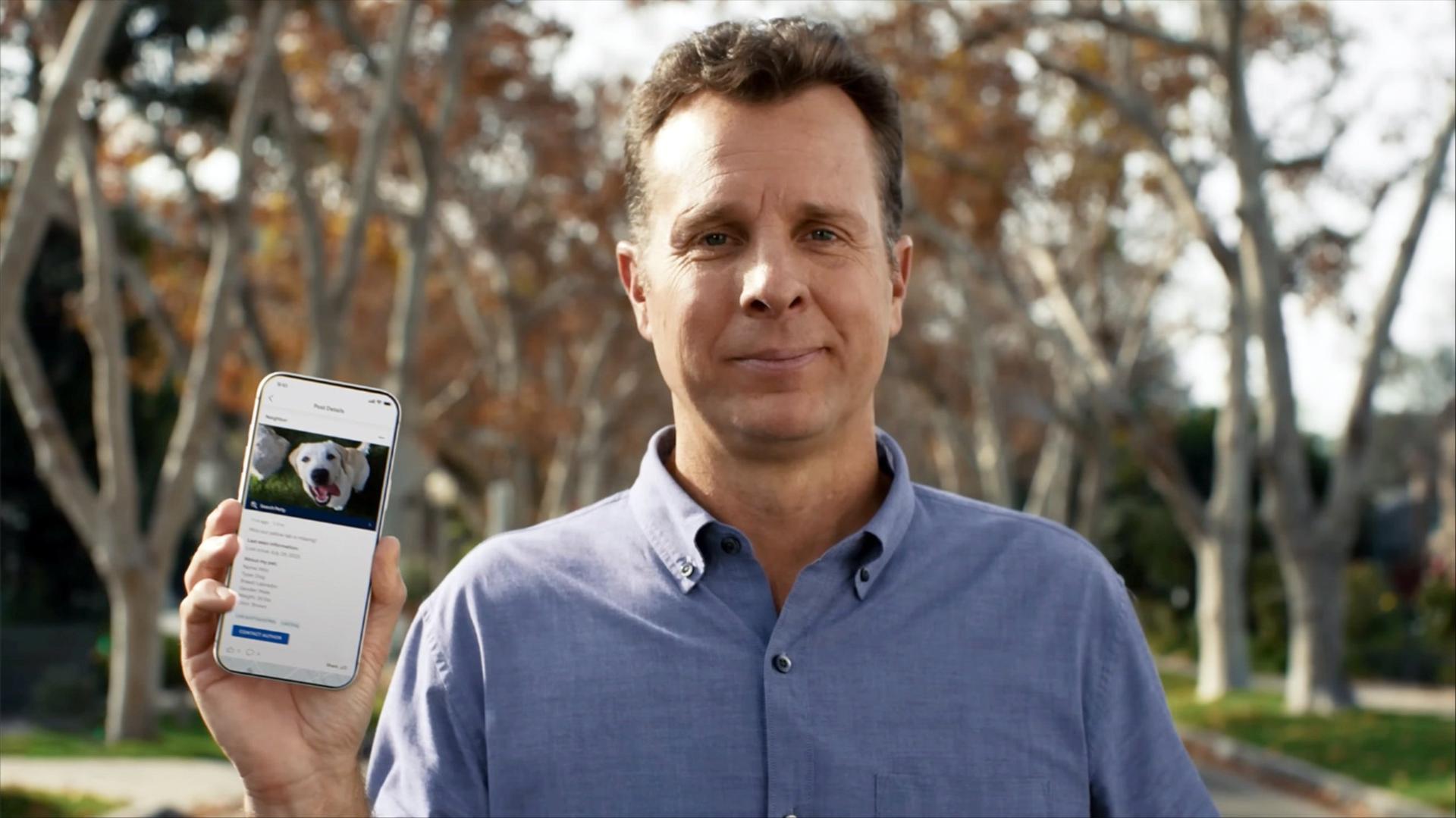 Jamie Siminoff, founder of Ring, in a commercial introducing 