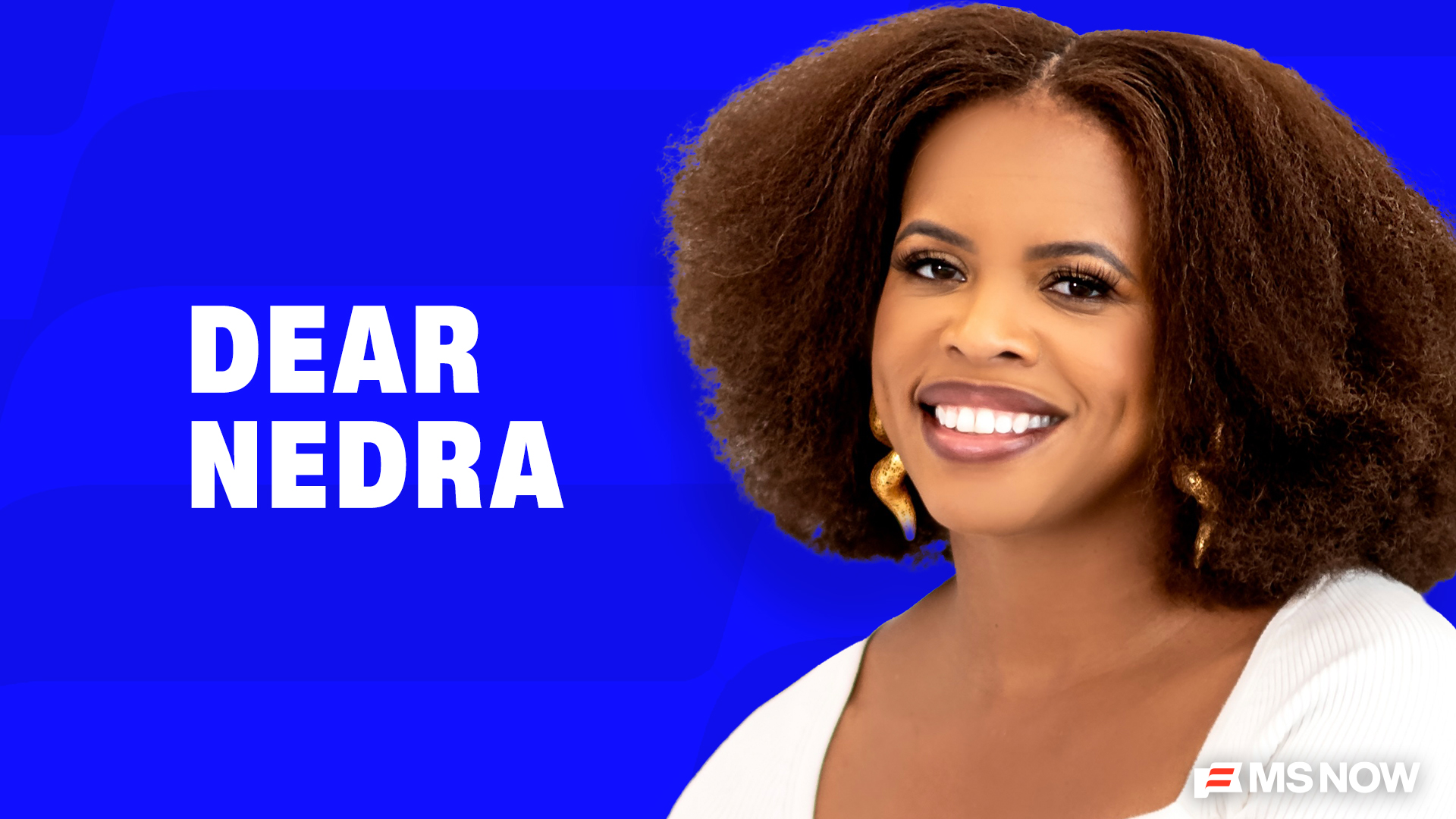A graphic with a blue background and a picture of Nedra Glover Tawwab next to the text 