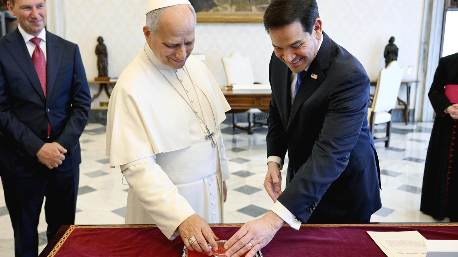 Pope Leo, Marco Rubio