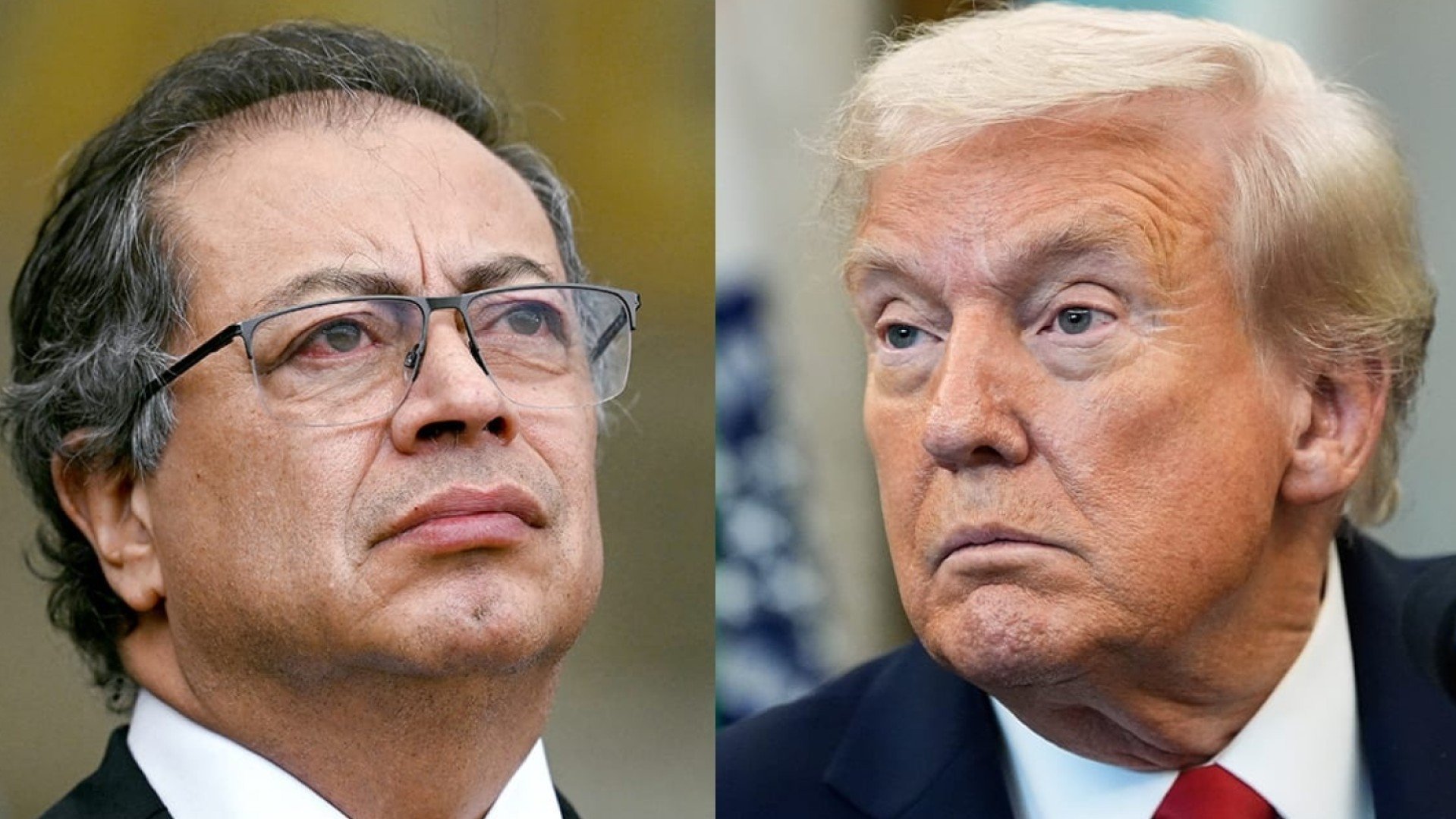 Gustavo Petro and Donald Trump