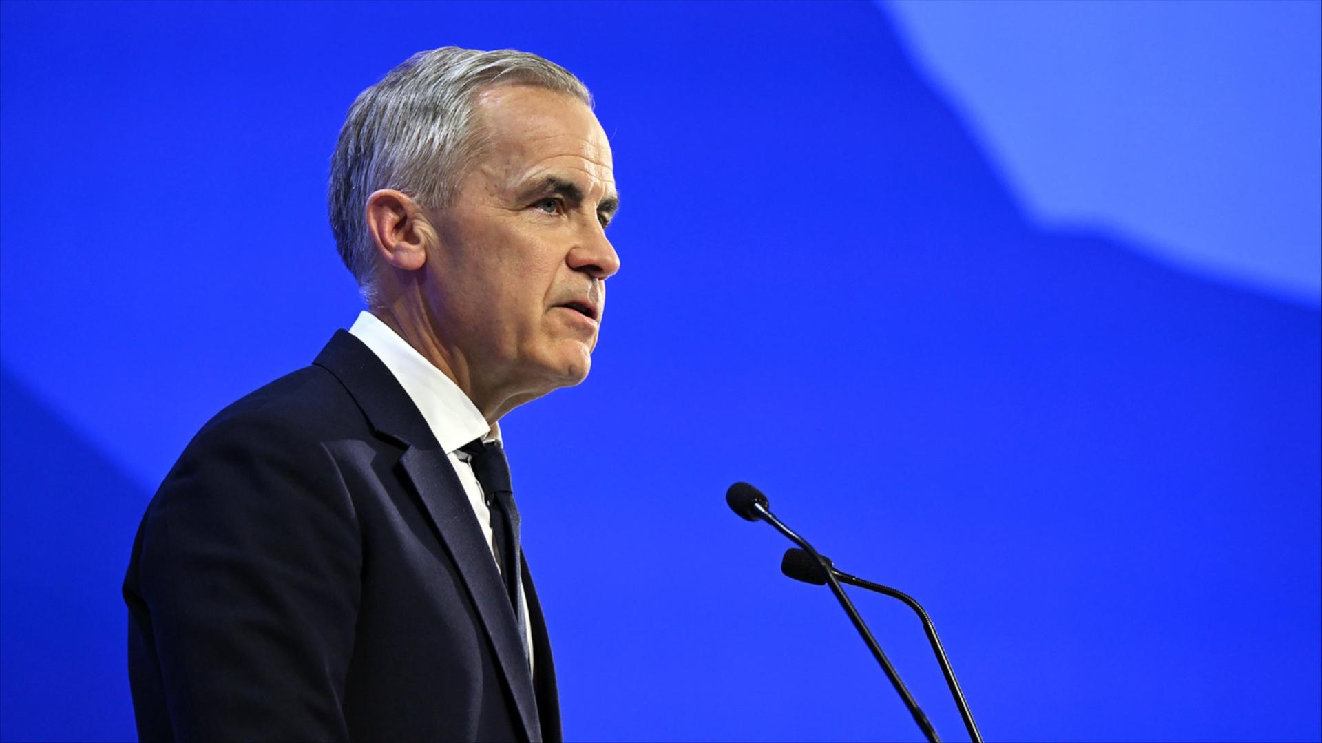 Canadian Prime Minister Mark Carney in Davos, Switzerland