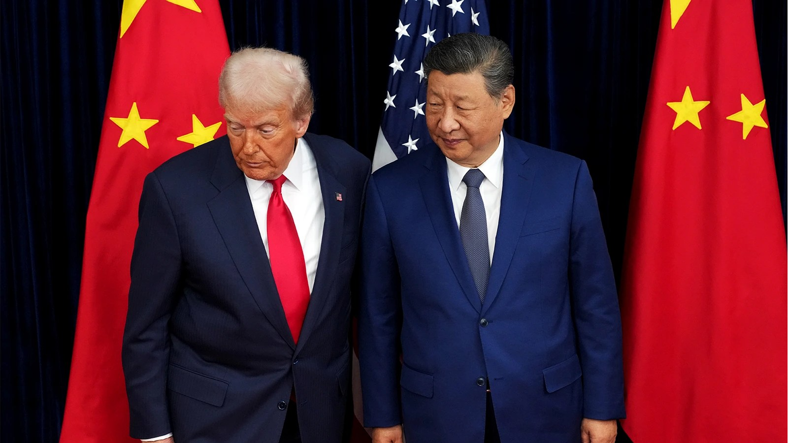 Donald Trump and Xi Jinping 
