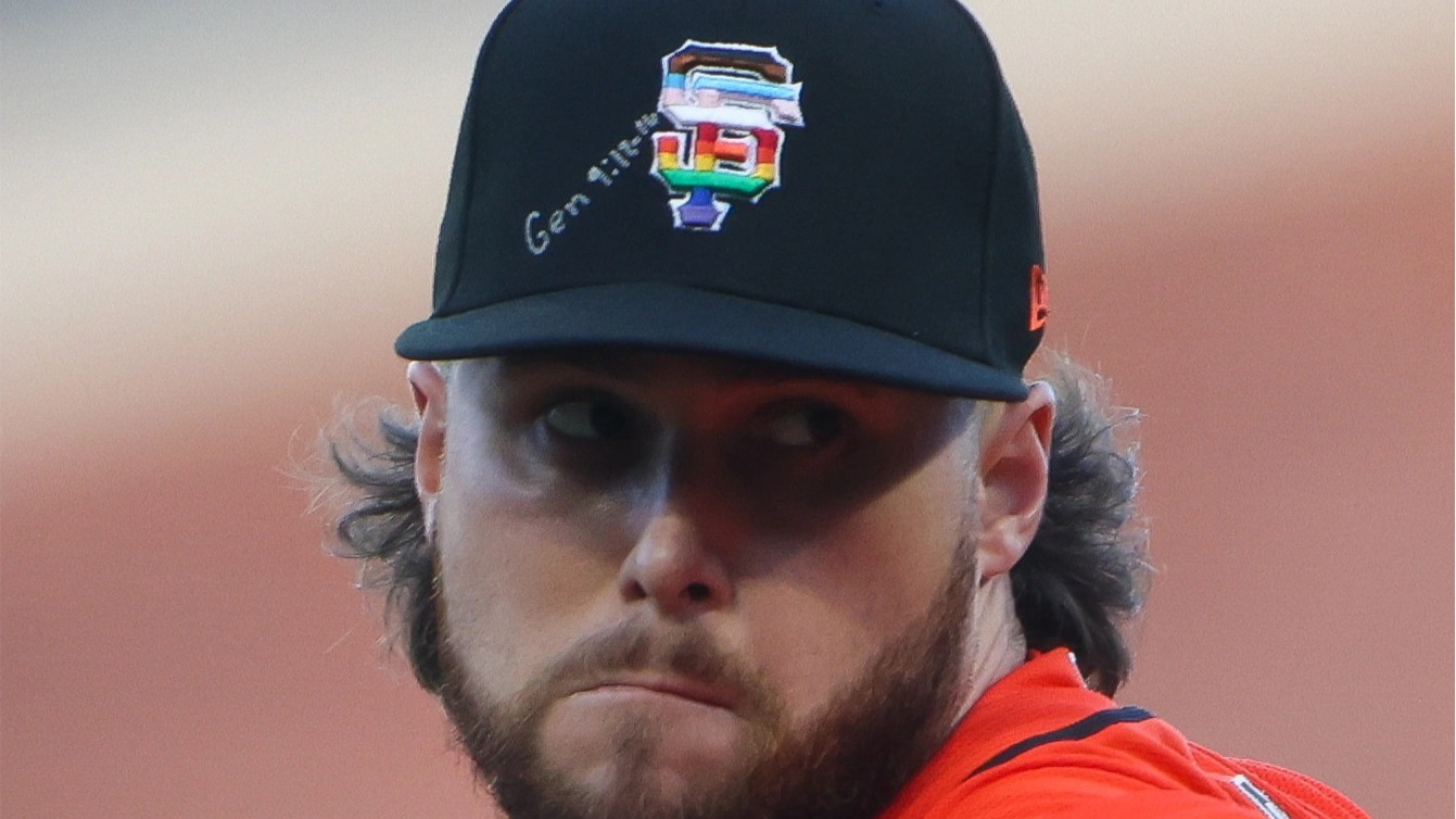 San Francisco Giants pitcher Landen Roupp