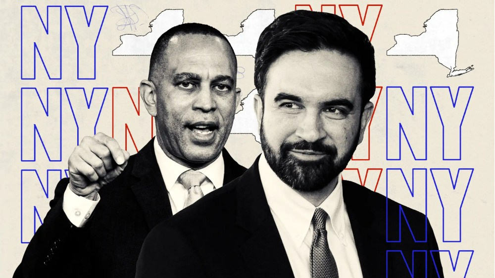 Hakeem Jeffries and Zohran Mamdani