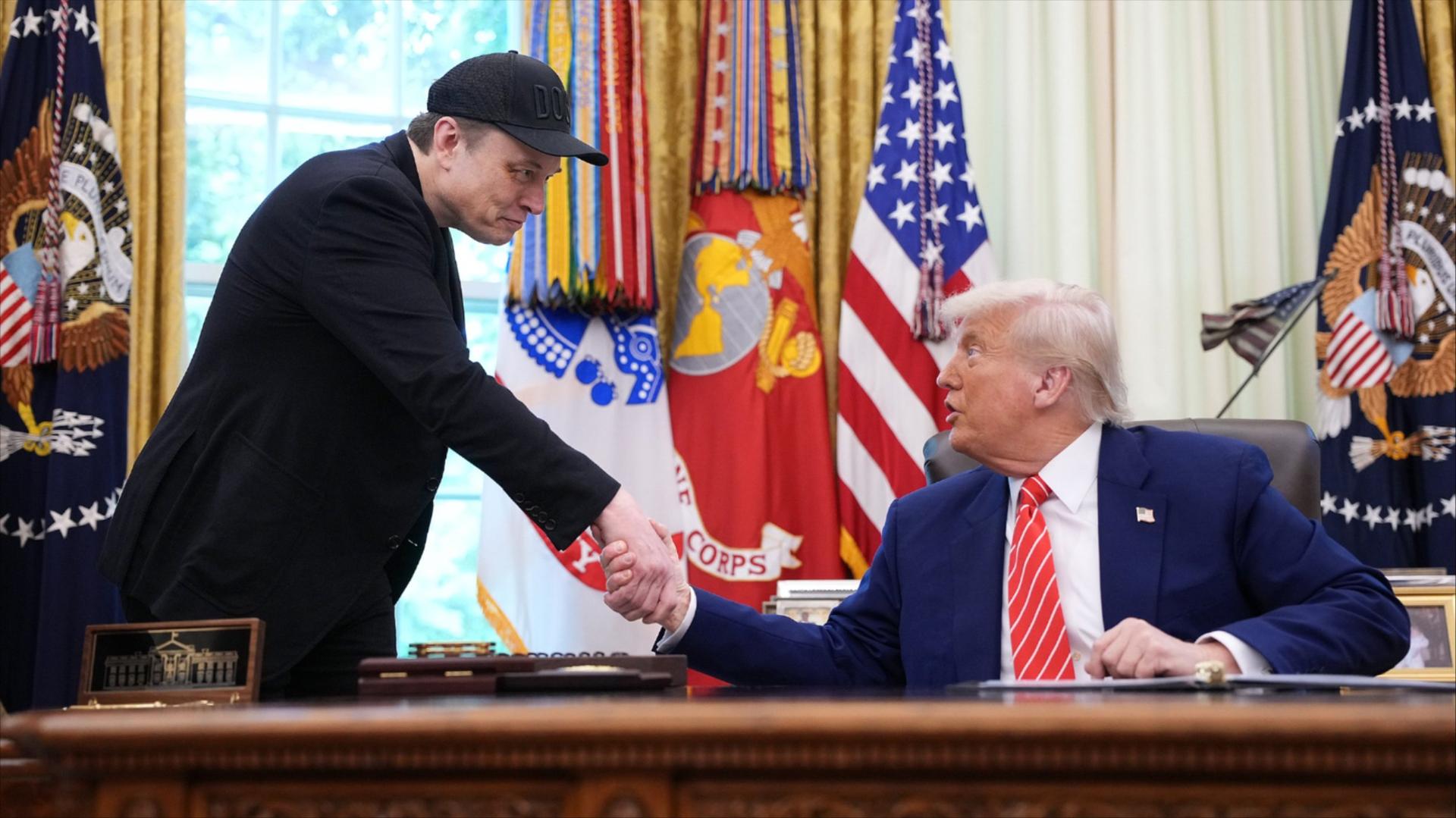 Donald Trump and Elon Musk