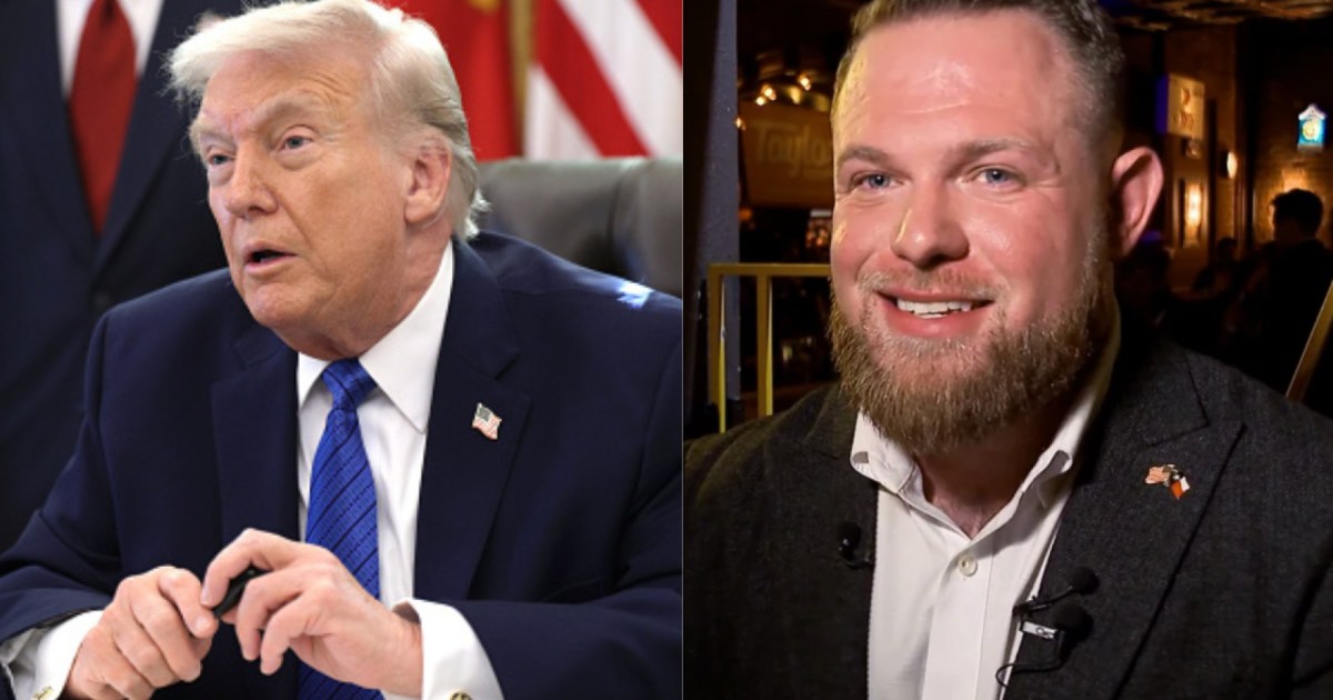 Donald Trump and Taylor Rehmet