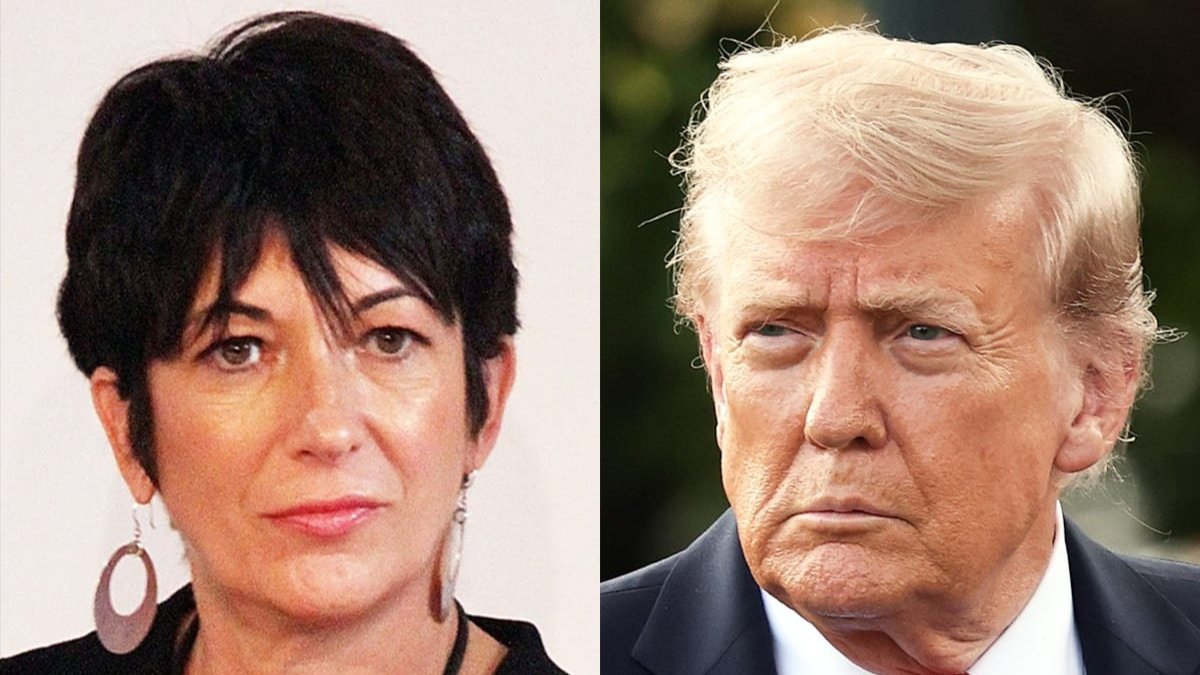 Ghislaine Maxwell and Donald Trump