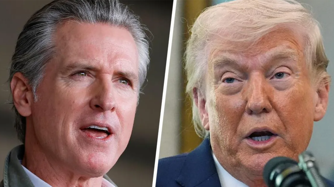 Gavin Newsom, Donald Trump