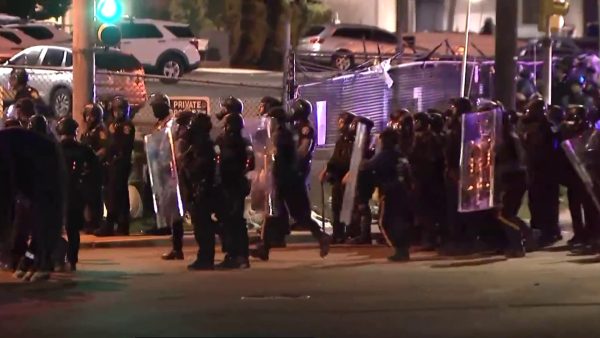 Protesters arrested outside New Jersey ICE facility as police disperse crowds