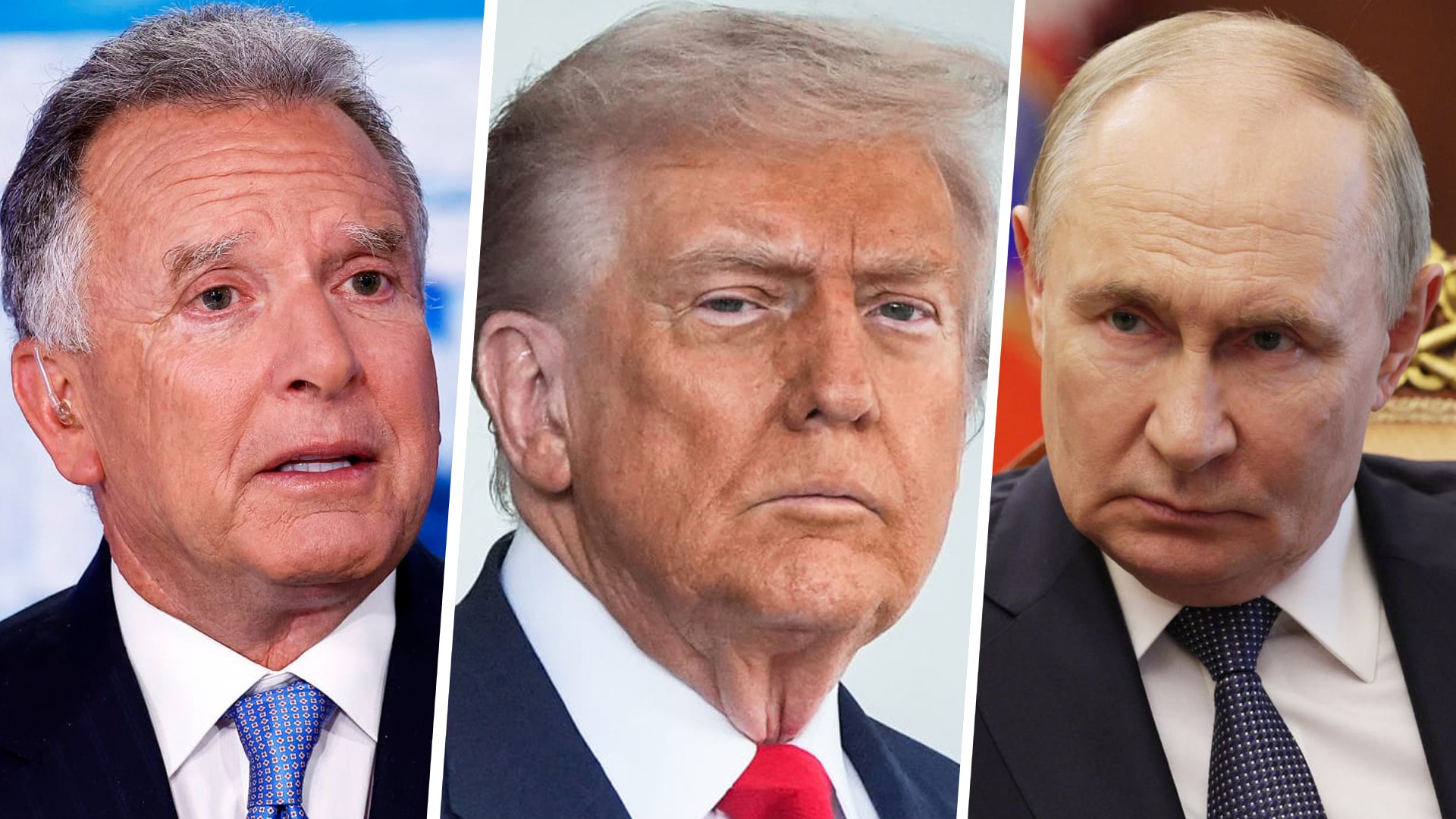 Steve Witkoff, Donald Trump and Vladimir Putin