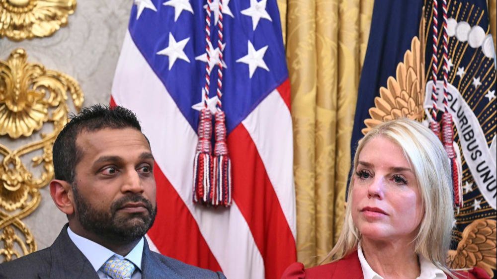 Kash Patel and Pam Bondi