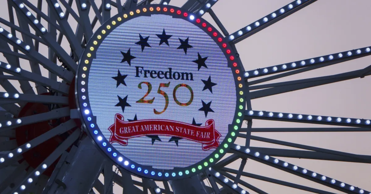 Freedom 250 sign