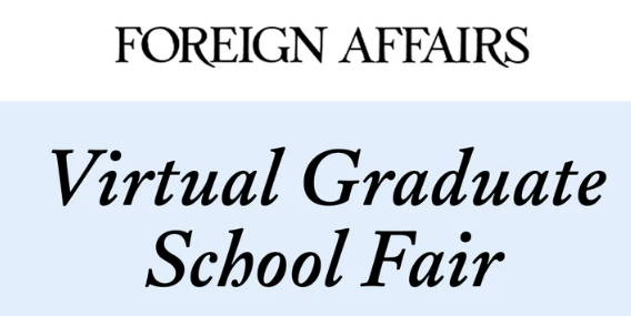 Logo of Foreign Affairs Virtual Graduate School Fair