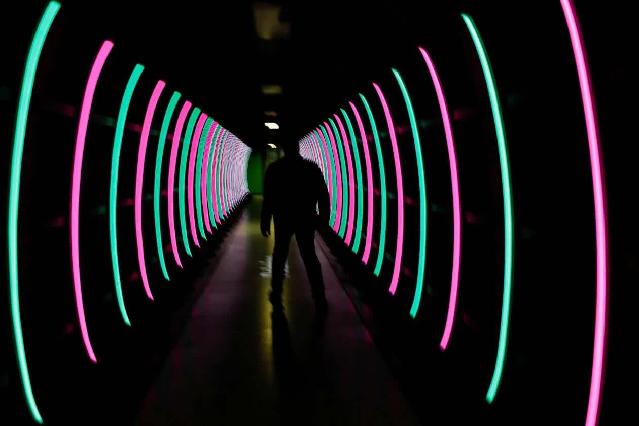 The entrance to an AI cloud center in Munich, Germany, February 2026