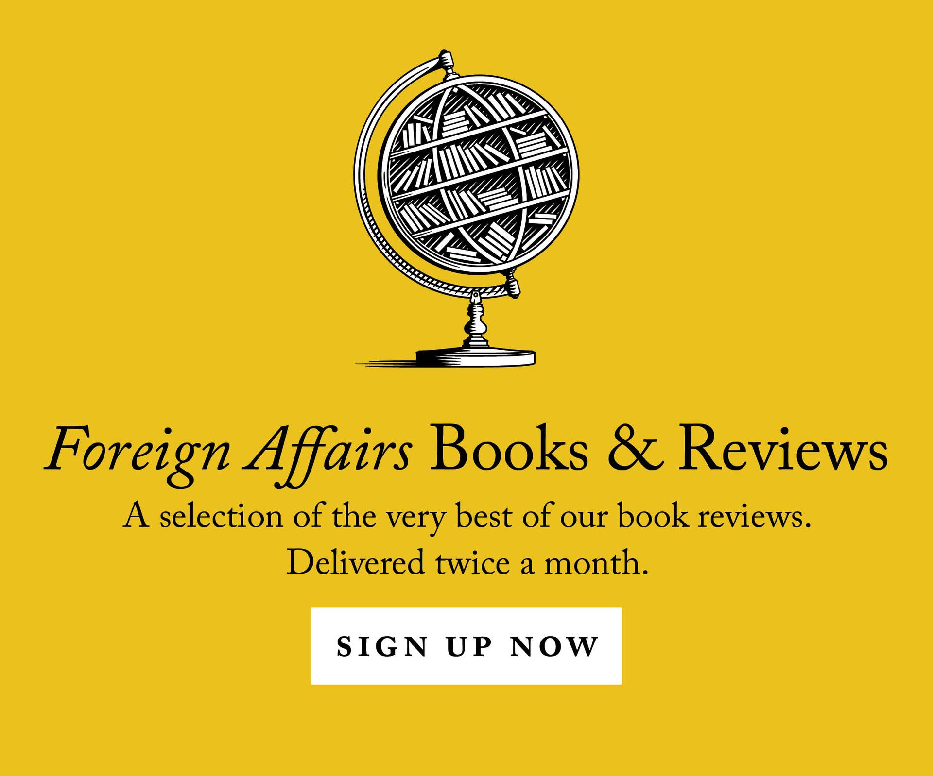 Books & Reviews: A selection of the very best of our book reviews. Delivered twice a month. Sign Up Now