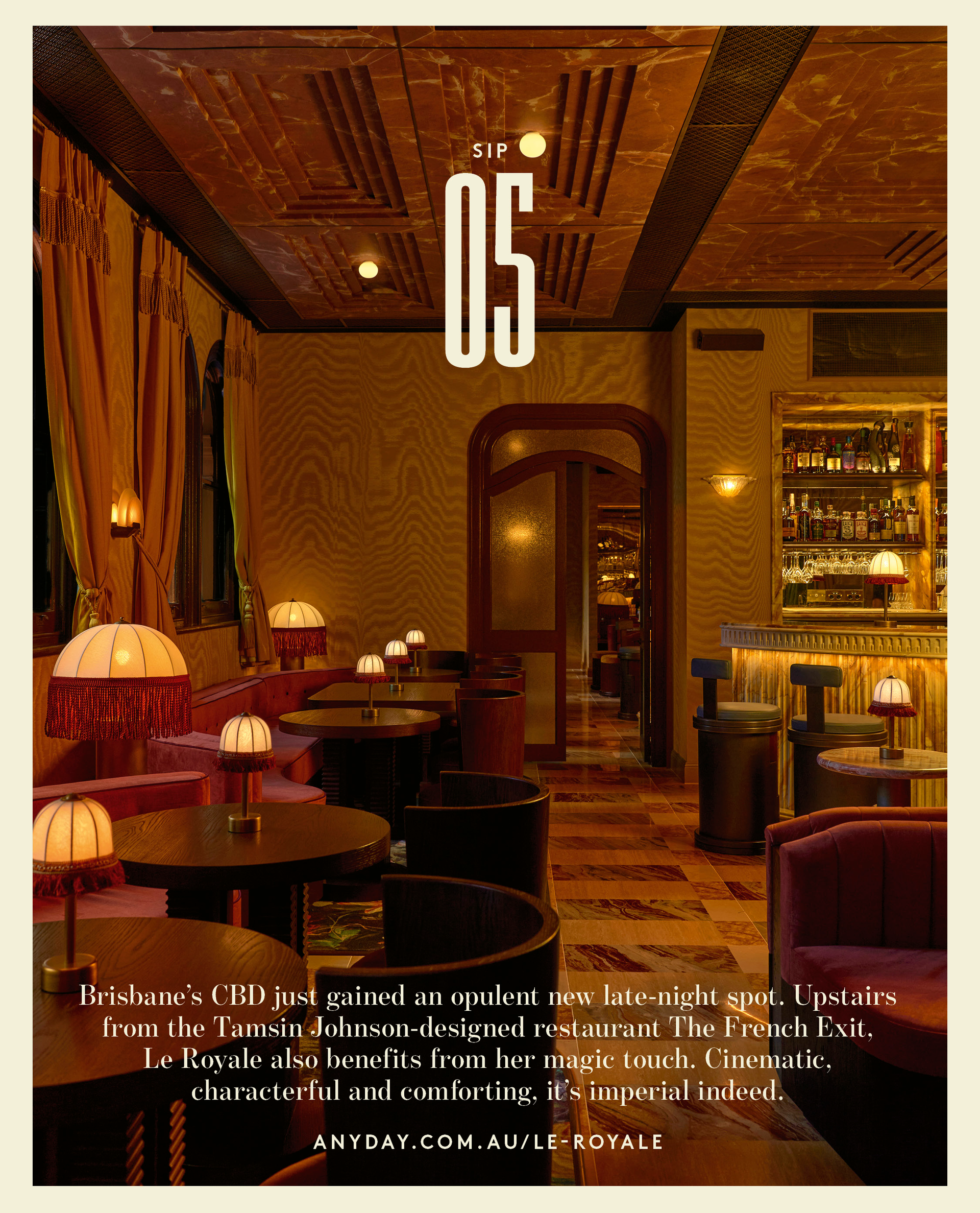 Le Royale bar, Brisbane