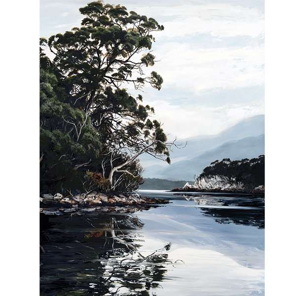 Jennifer Livesey's landscape painting Lucent (2025)