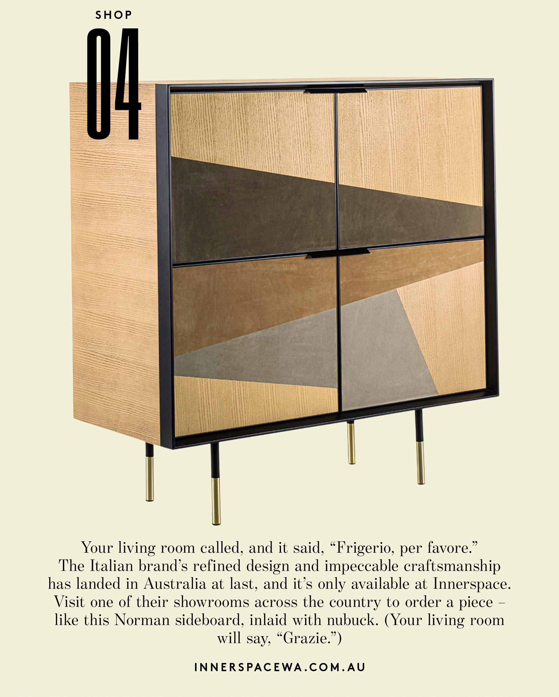 Norman sideboard by Frigerio from Innerspace