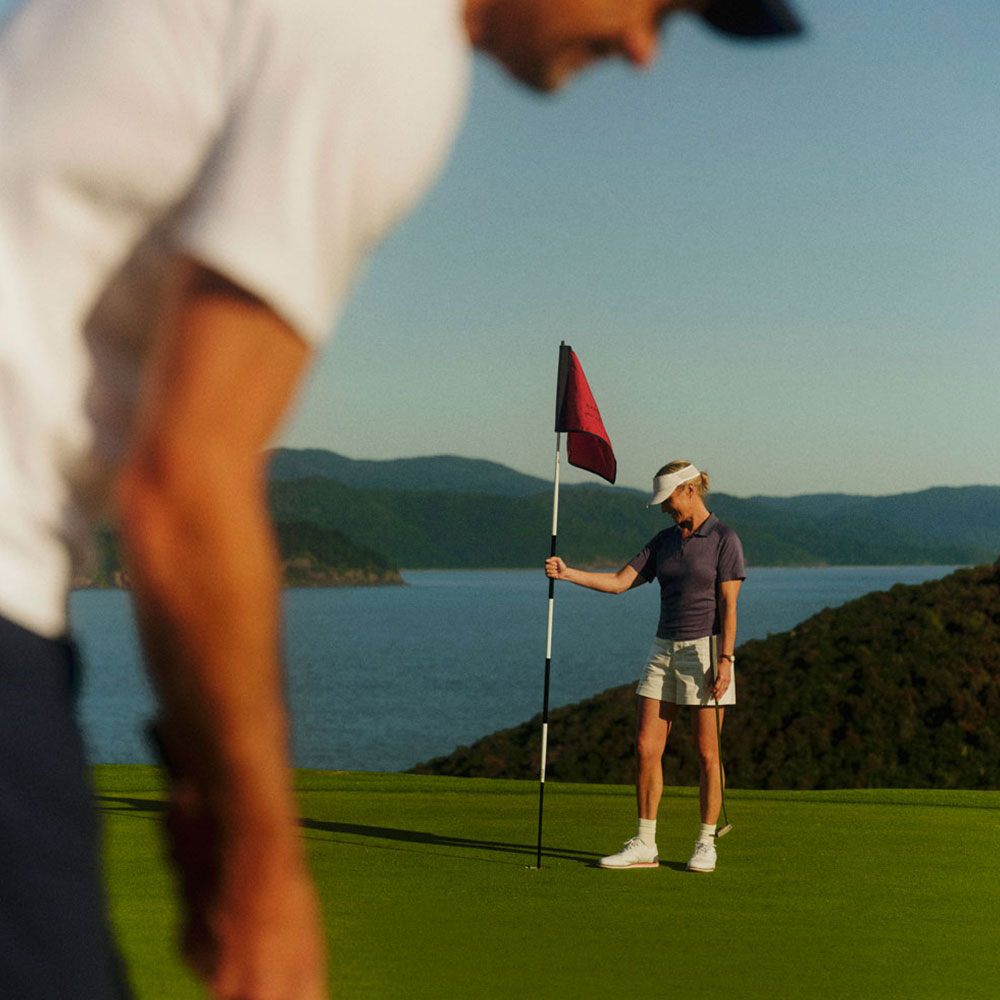 Tee off on a private island