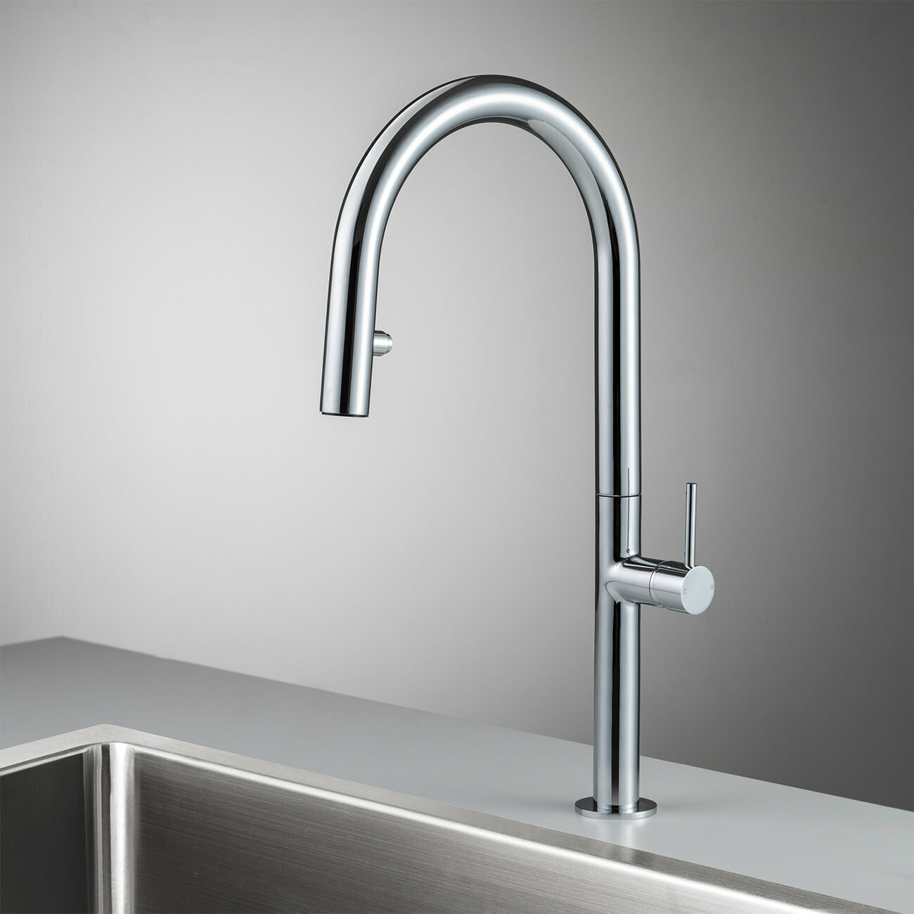 ROGERSELLER MYHILL SINK MIXER WITH PULL OUT SPRAY