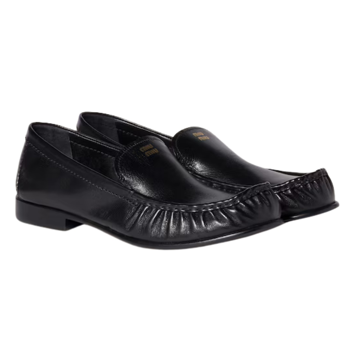 Black loafers