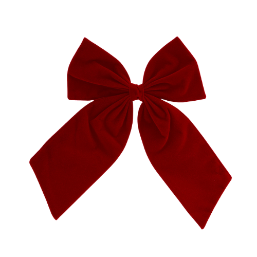 Jessie Red Velvet Bow