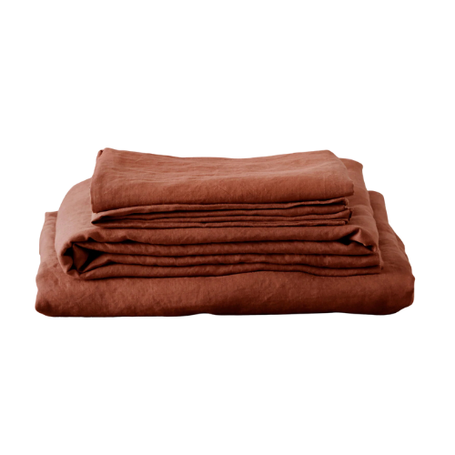 Cultiver Linen Sheet Set with Pillowcases