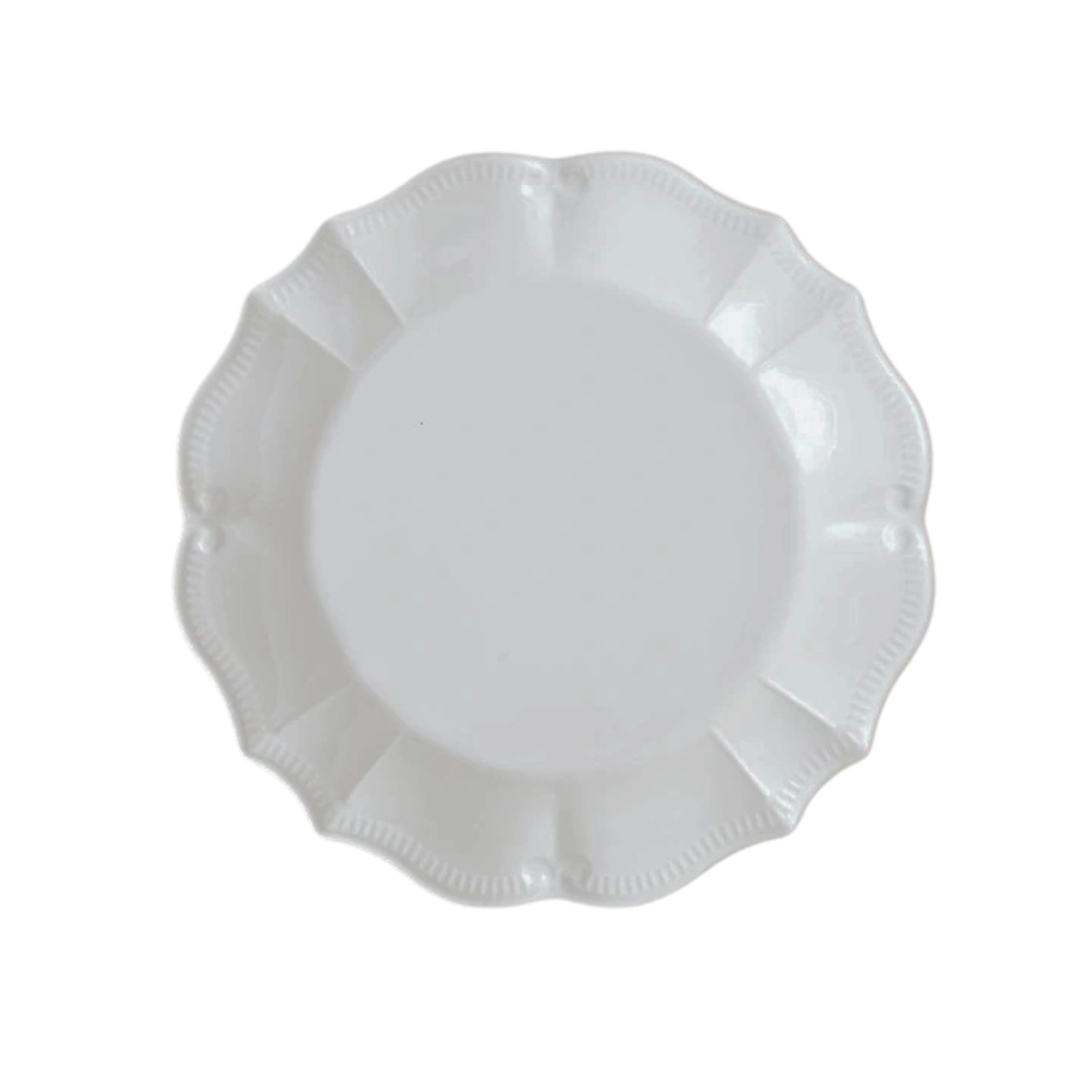 Scalloped plate