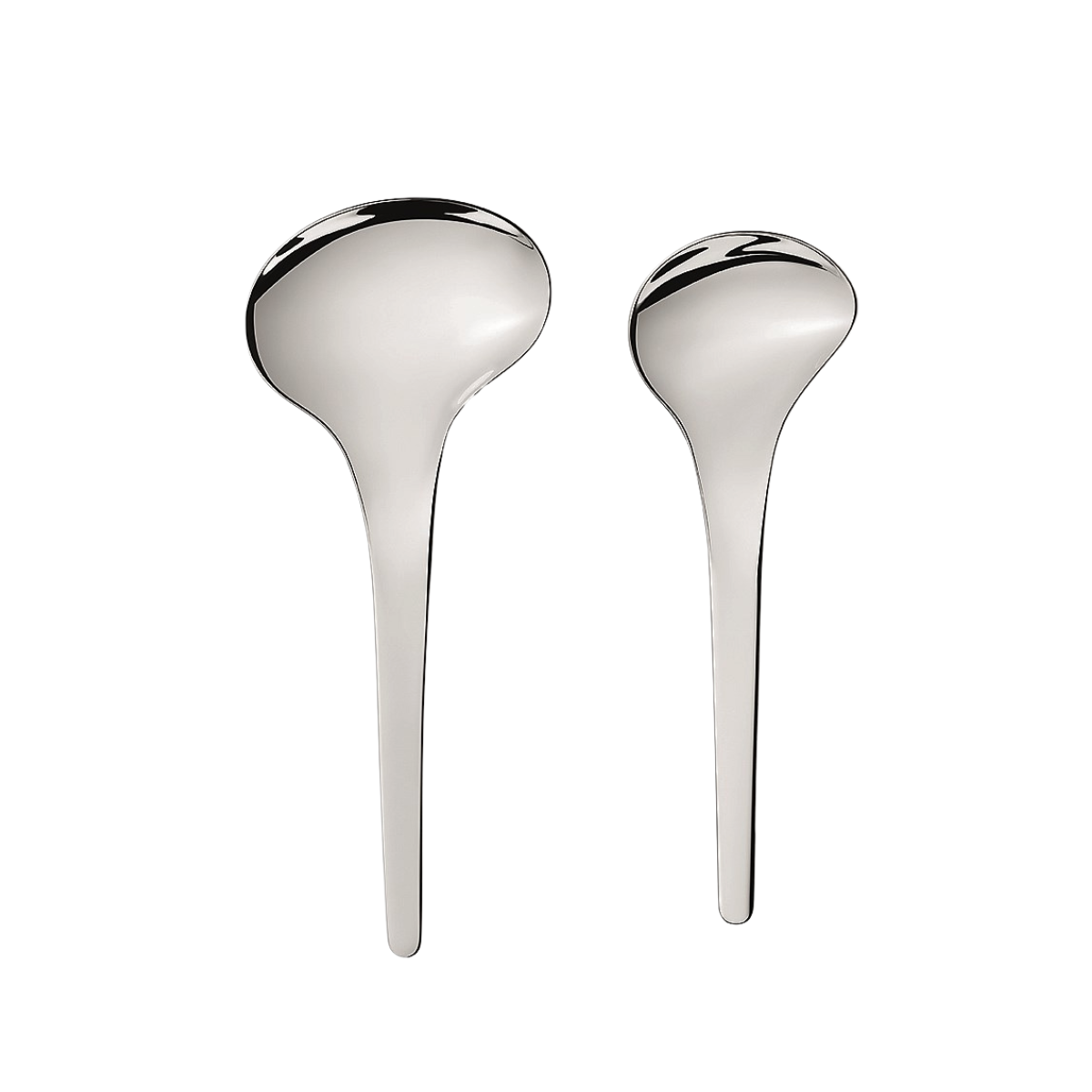 Stainless steel salad servers