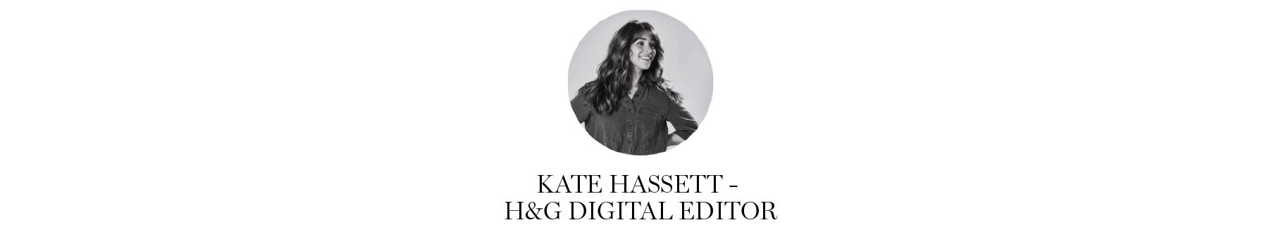 Kate Hassett Digital Editor